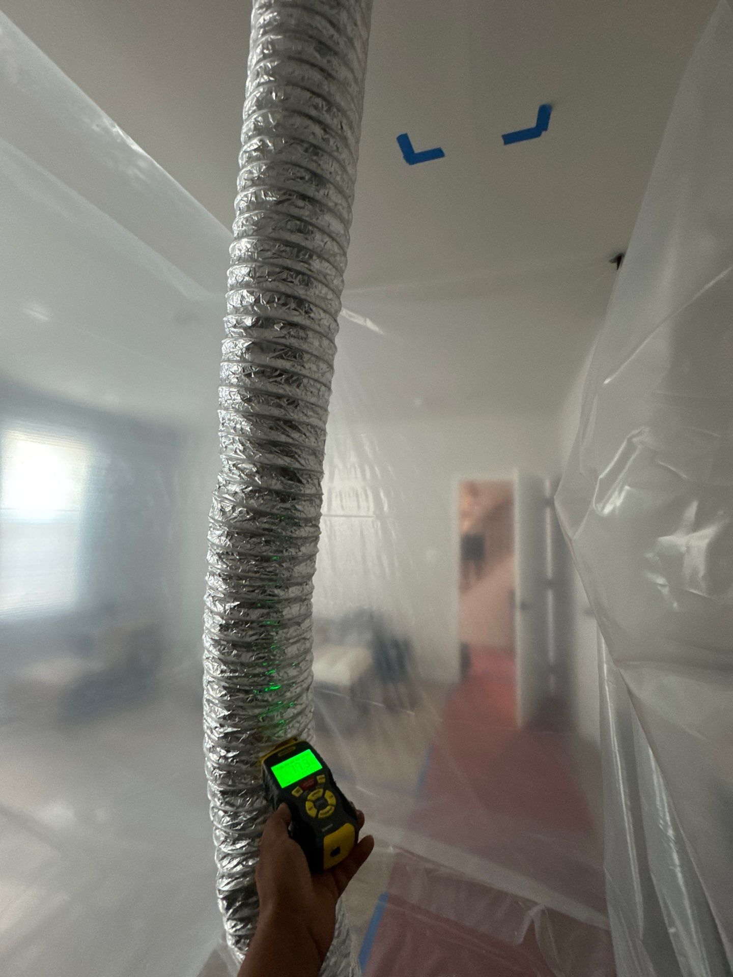 Final-stage thermal inspection confirming moisture levels normalized following containment and dehumidification protocol completion.