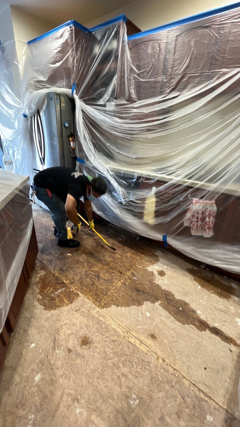 Final inspection and sanitizing phase complete, water damage restoration in Ashburn concluded.