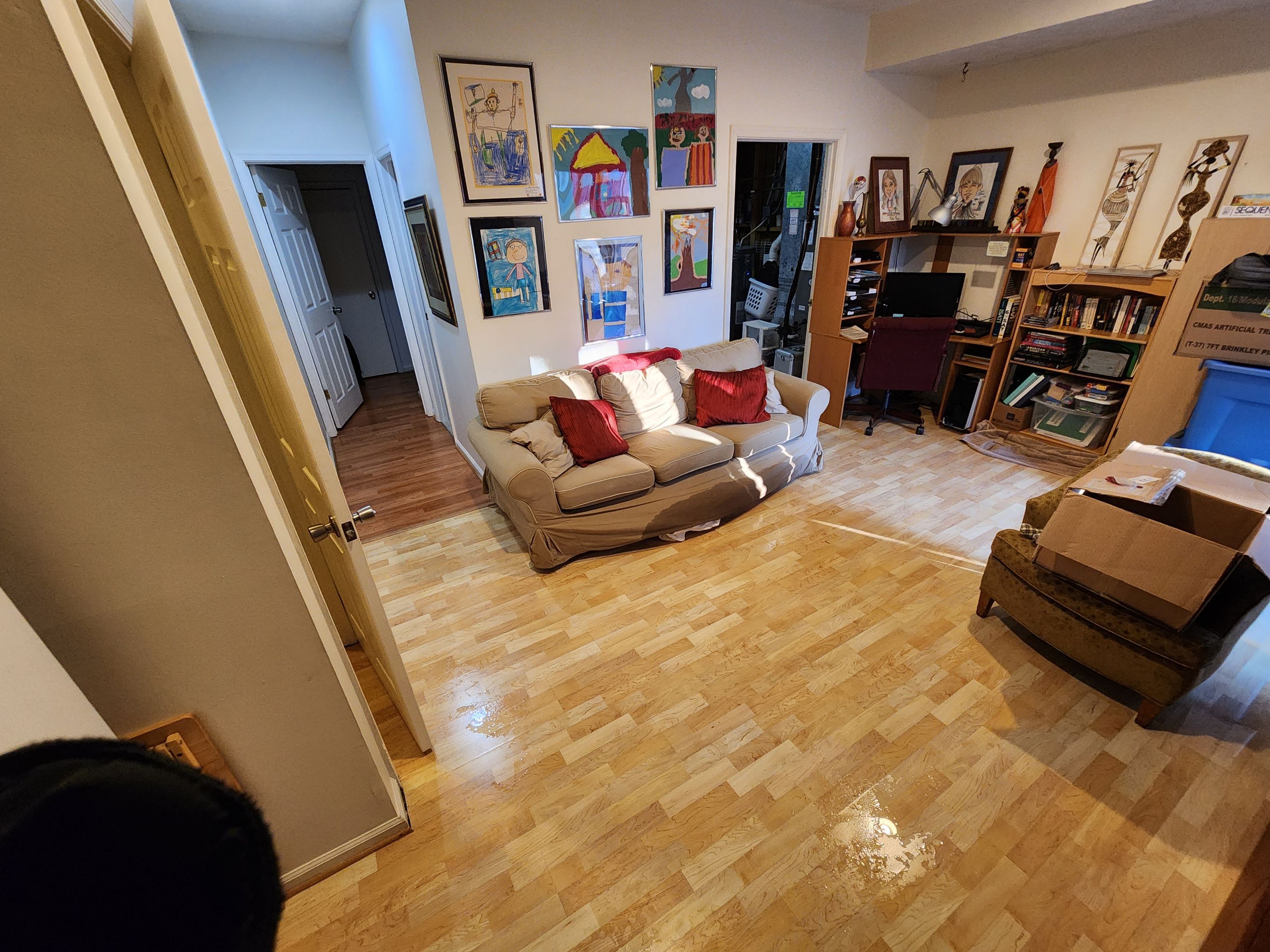 Final thermal inspection confirms structural moisture has reached acceptable levels.