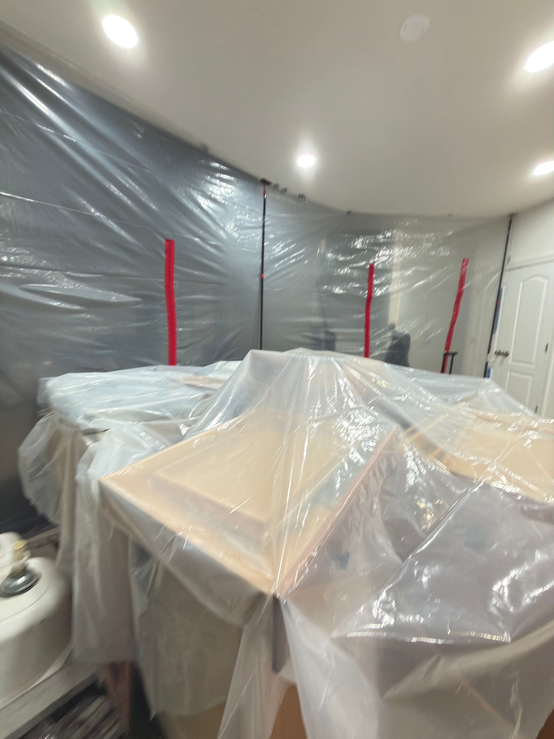 Mold remediation in Stafford begins with containment and assessment of affected structural areas.