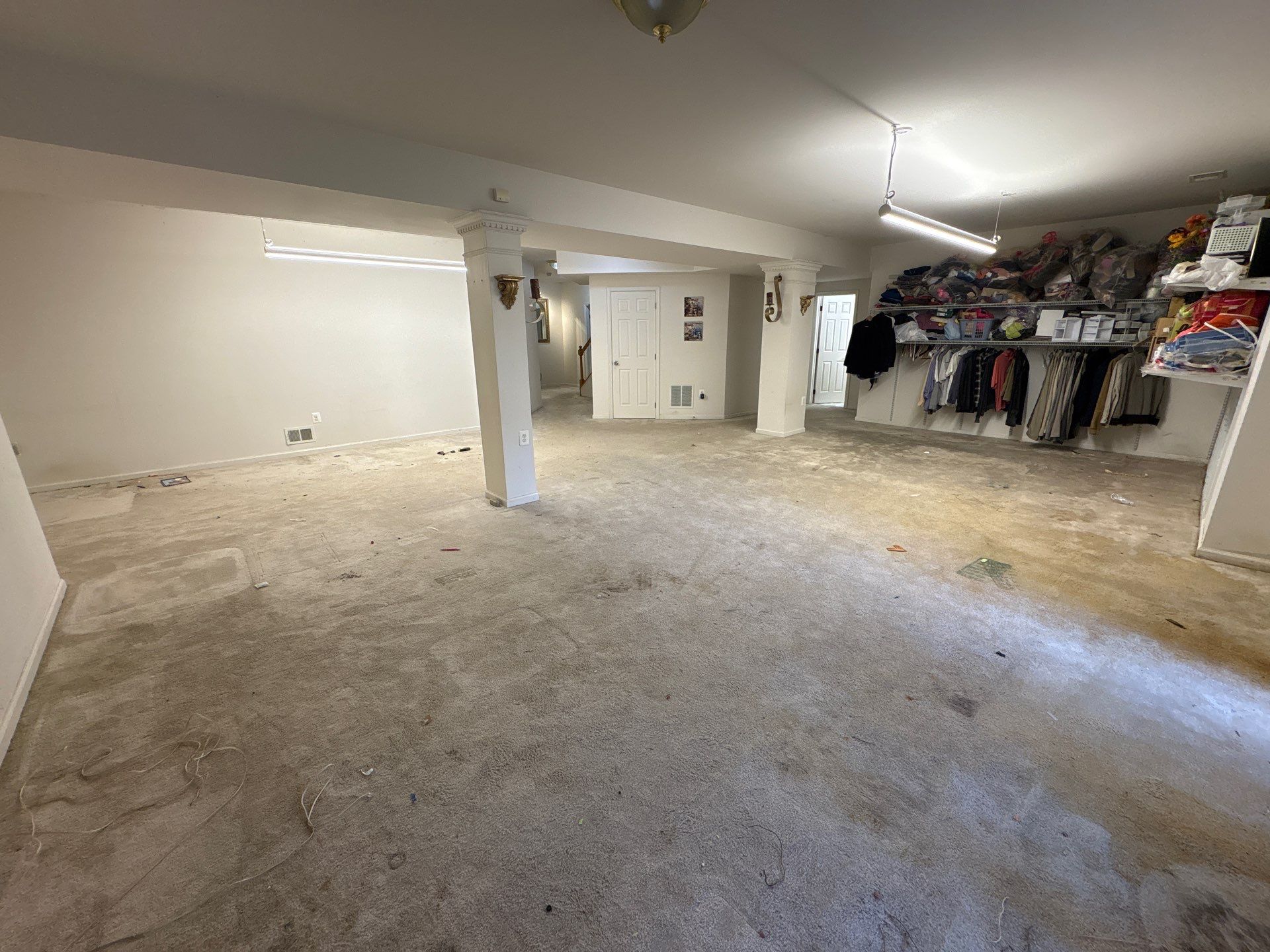 Thermal imaging camera documenting moisture distribution during water damage assessment in Falls Church.