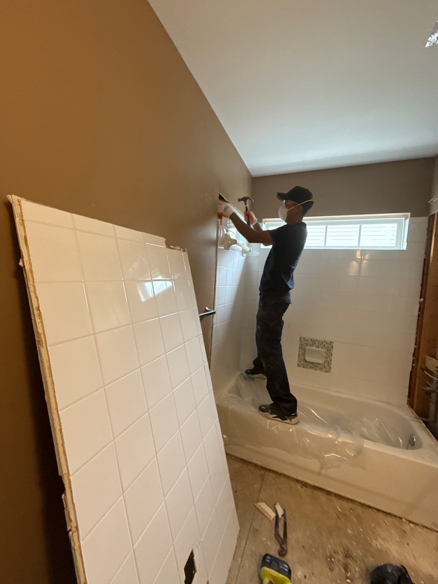 Sanitizing application follows moisture removal in the remediation protocol.