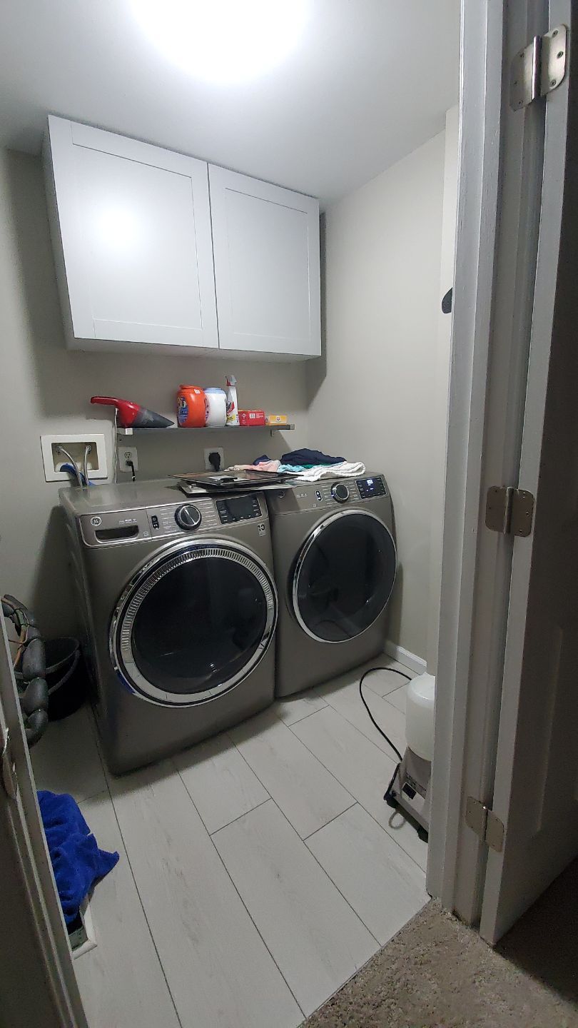 Final thermal inspection confirms moisture remediation complete in Alexandria restoration.