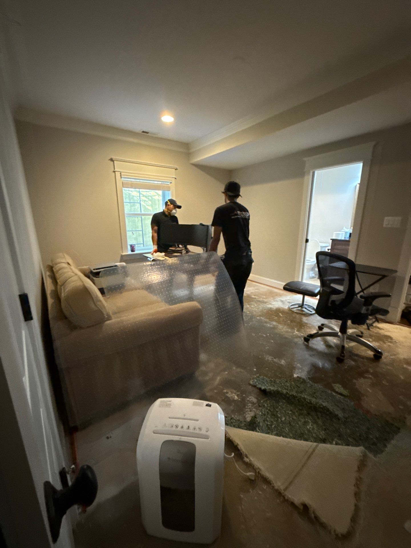 Mold remediation in Arlington begins with structural assessment and protective barriers around affected areas.