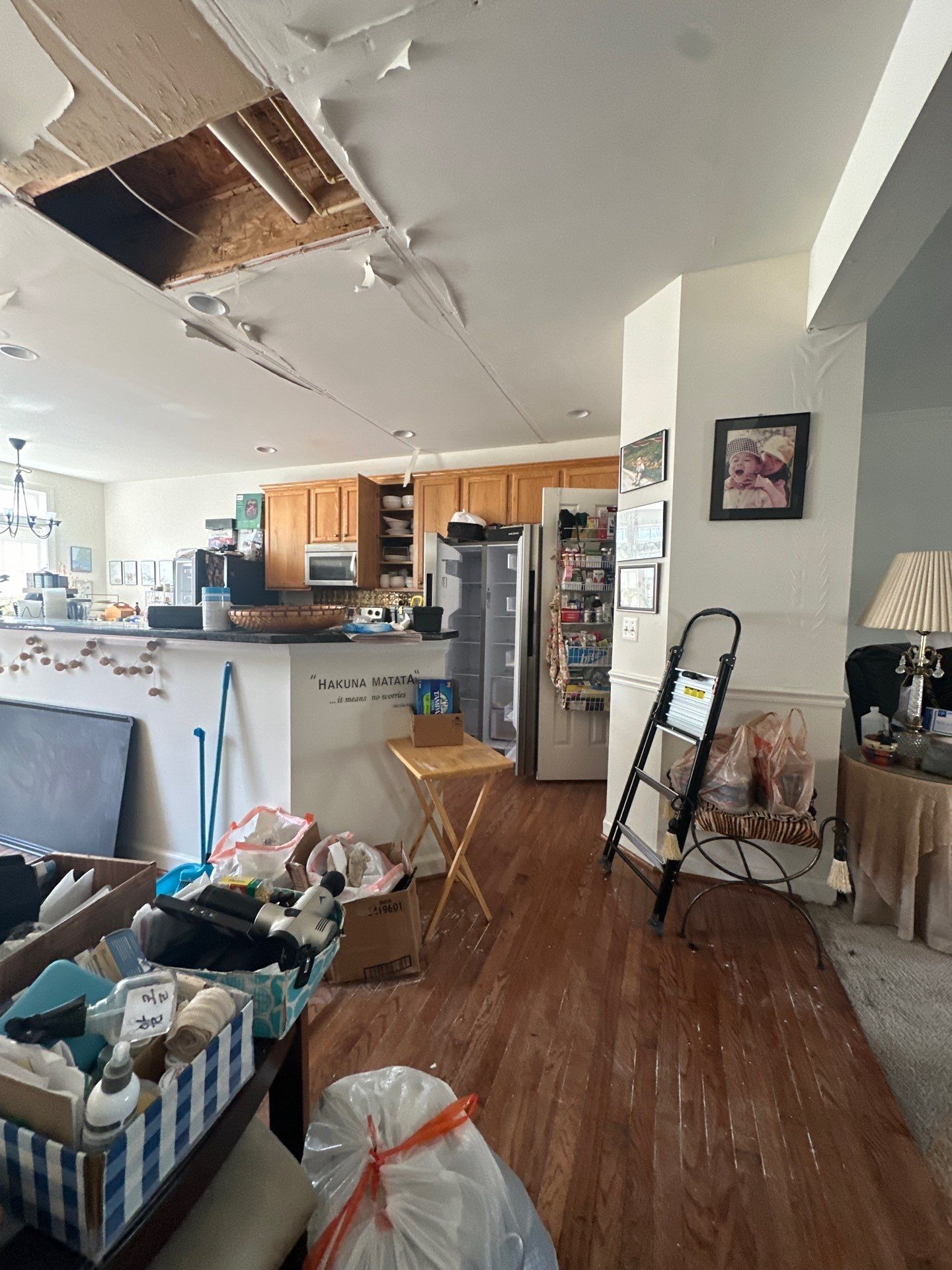 Final-stage dehumidification and drying verification completing Gainesville water damage restoration project.
