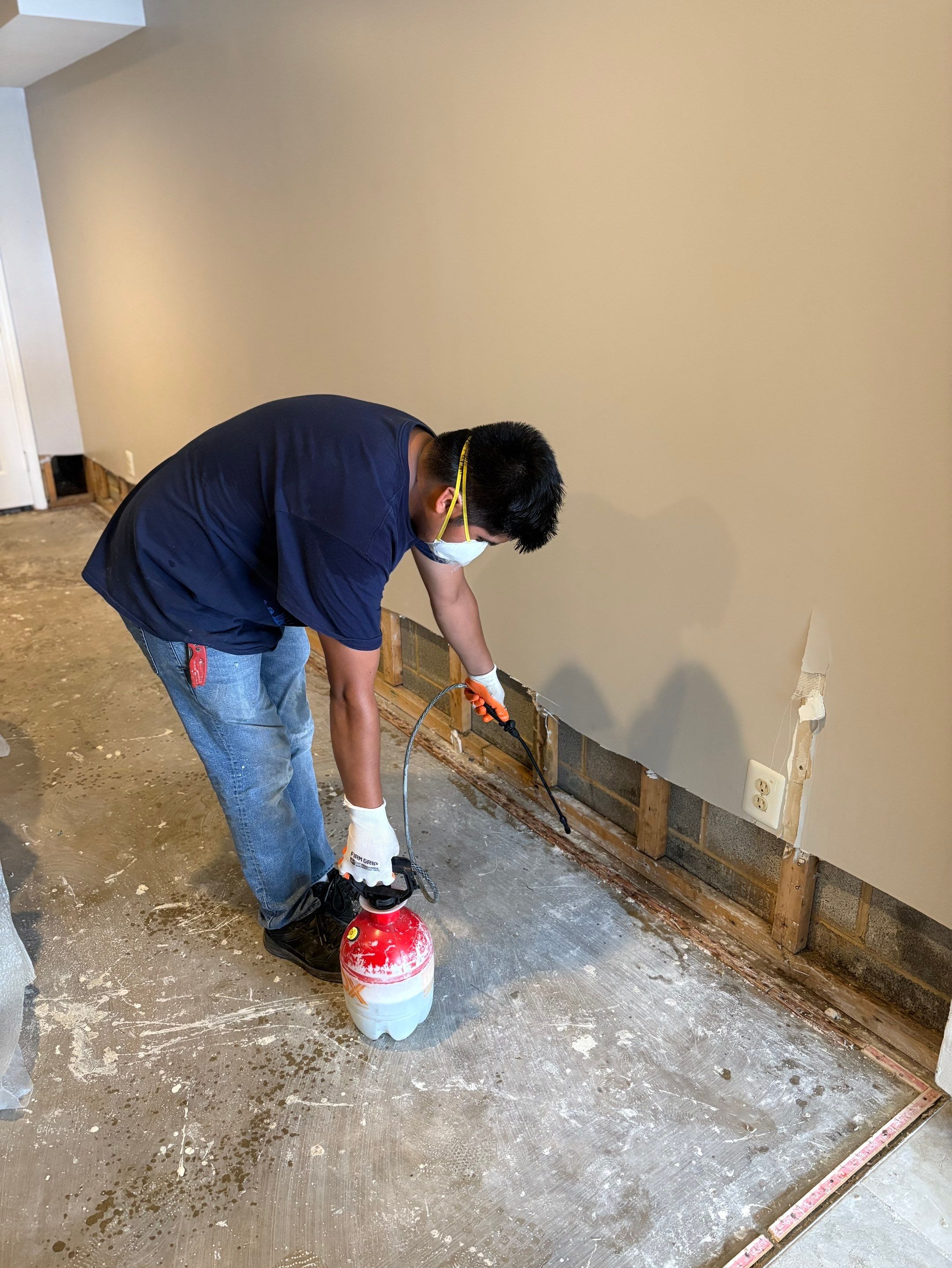 Flooring substrate inspection and preparation for restoration completion.
