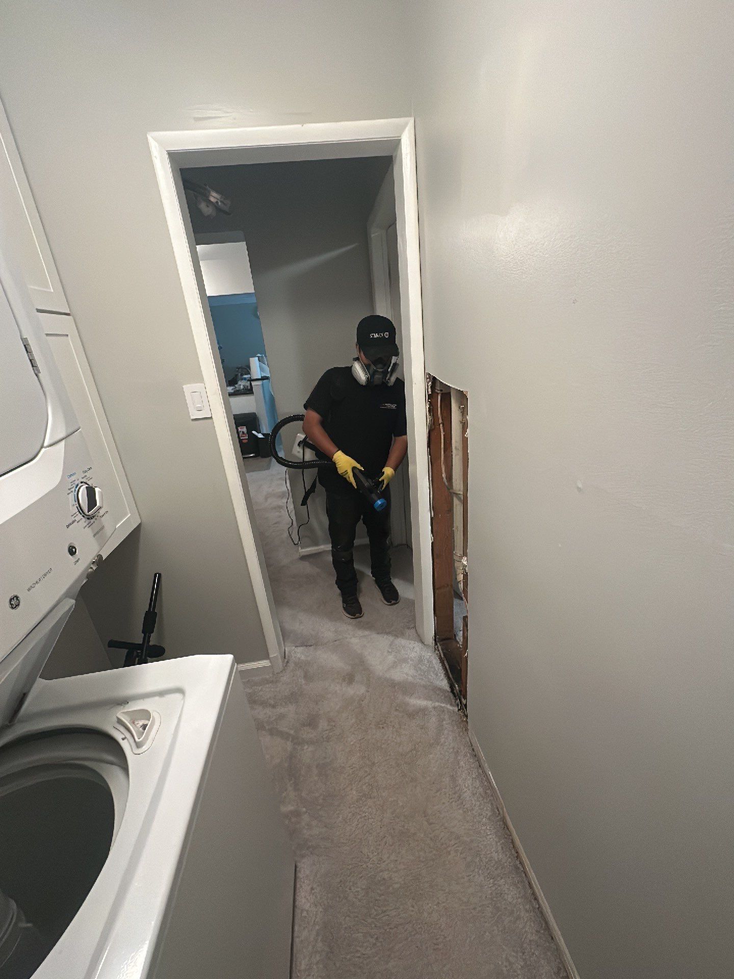Final thermal inspection confirms moisture remediation complete in McLean home.