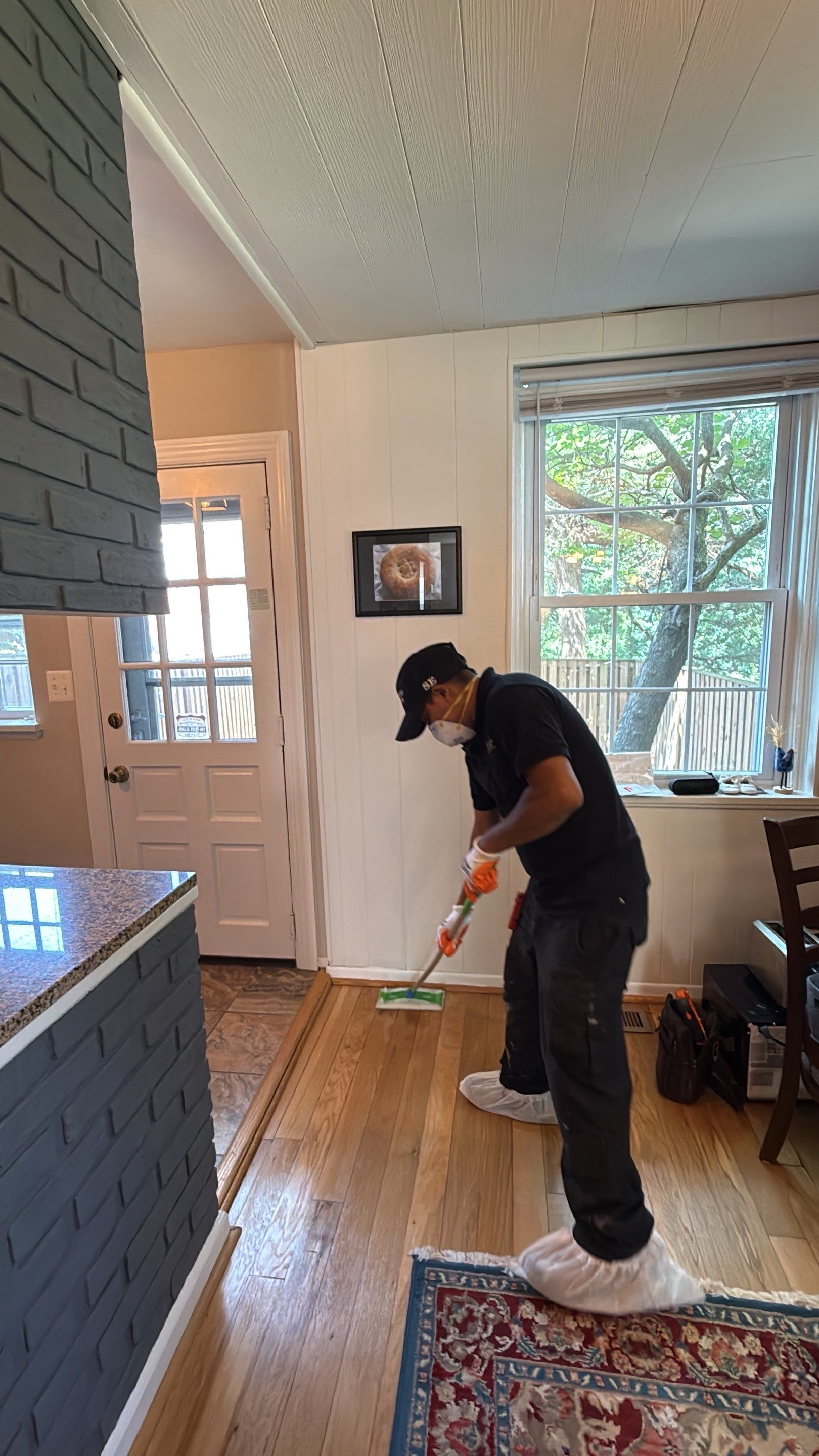 Moisture mapping and monitoring during active drying cycle of Arlington mold remediation job.