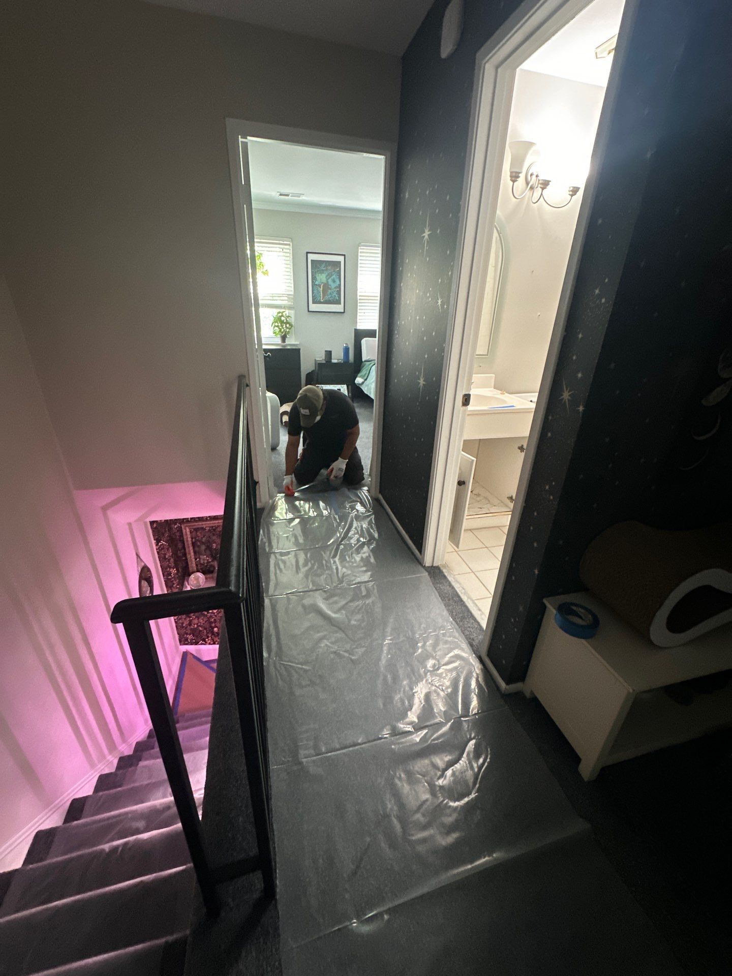 Final thermal imaging verification confirming moisture has been removed from affected areas.