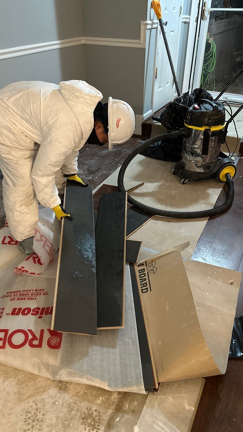Continued dehumidification process with equipment monitoring moisture levels during structural drying phase.