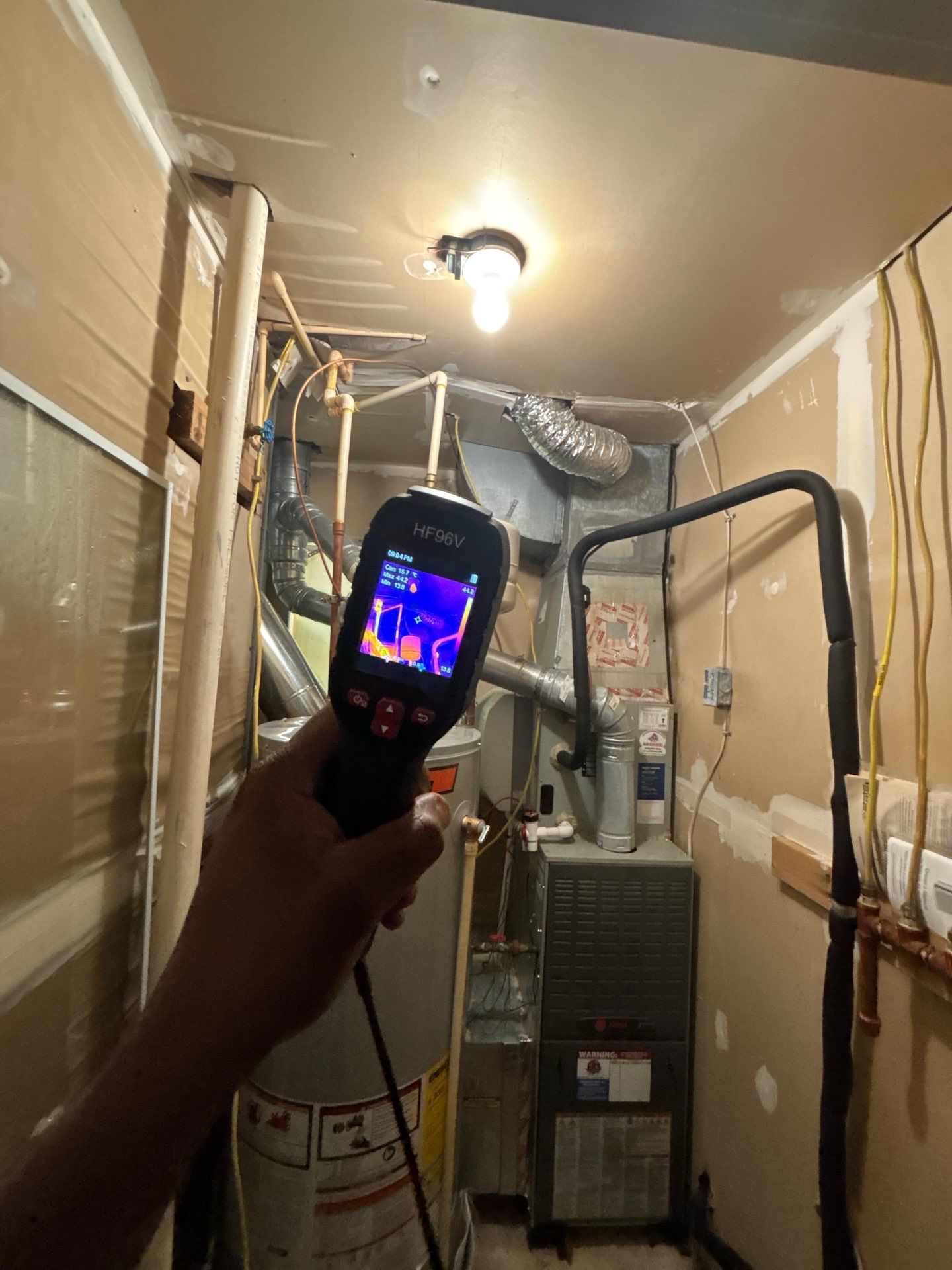 Continued drying phase with equipment deployed to remove residual moisture from structural materials.