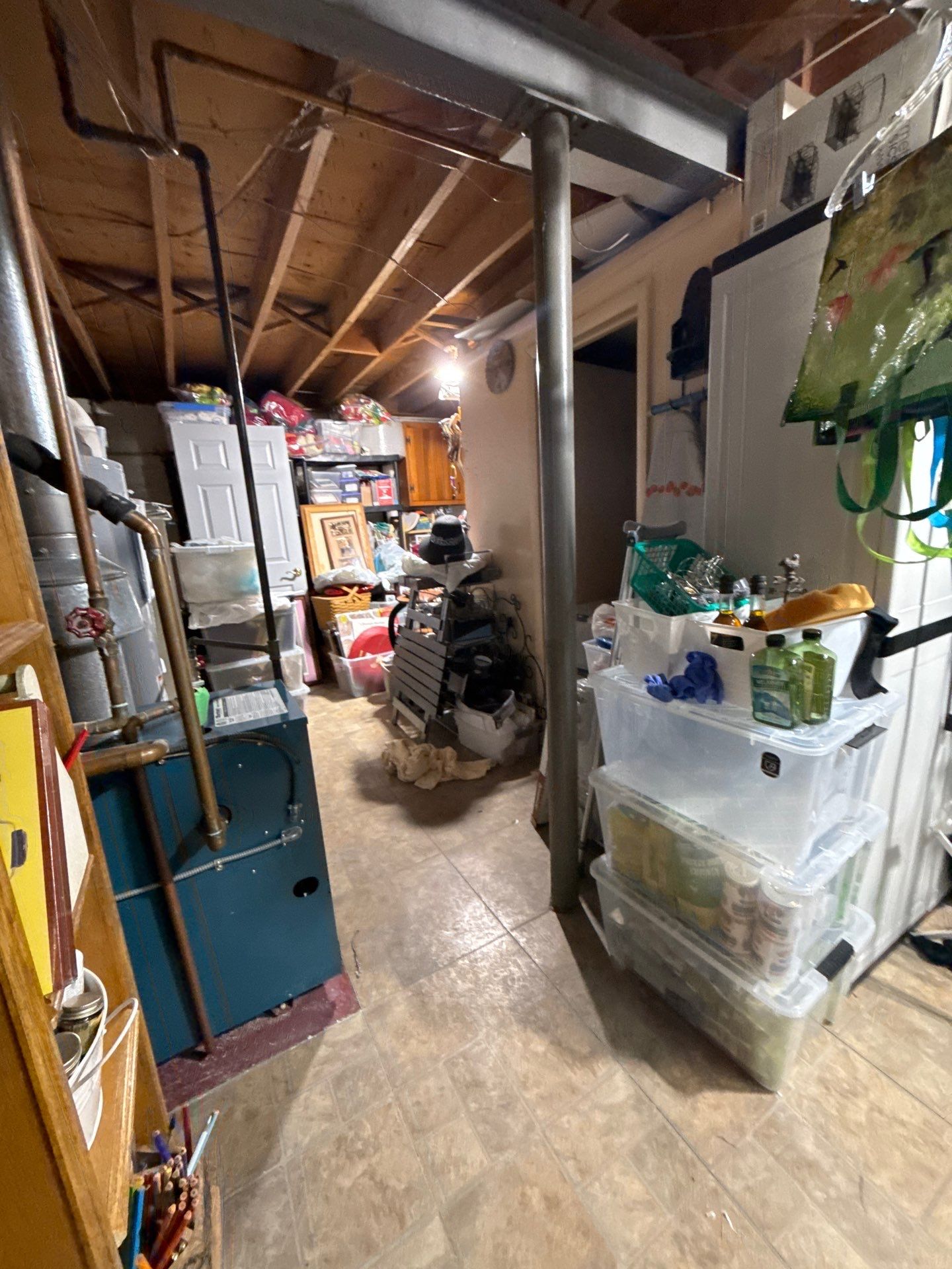 Final inspection and verification of moisture levels after mold remediation completion.