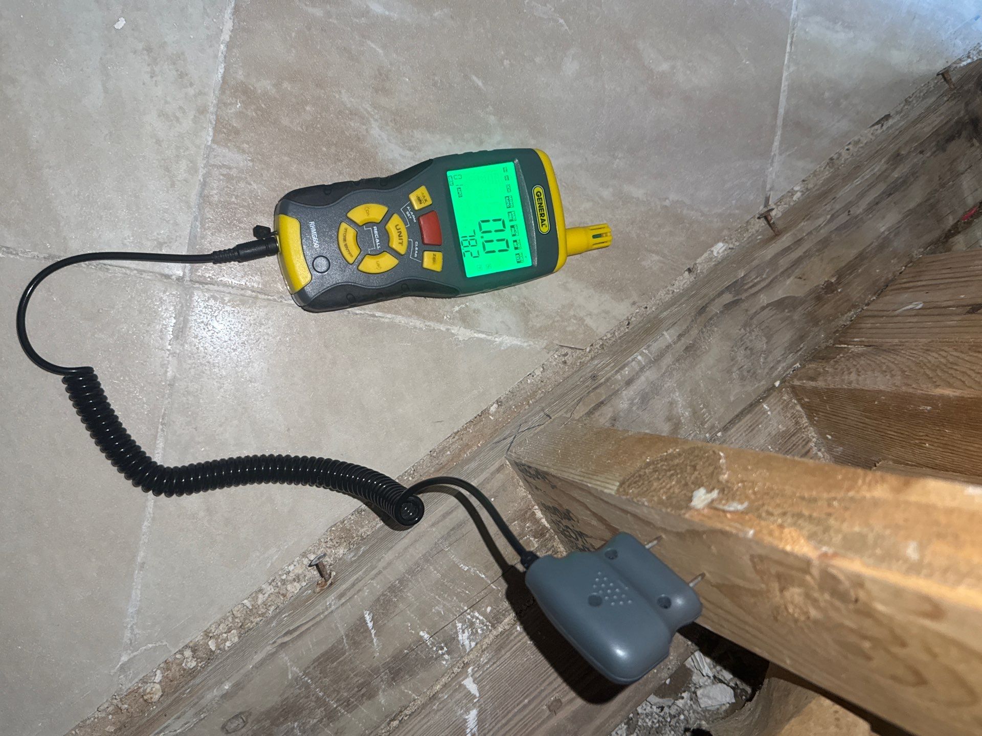 Completed ceiling repair following mold remediation containment and structural drying in Fairfax.