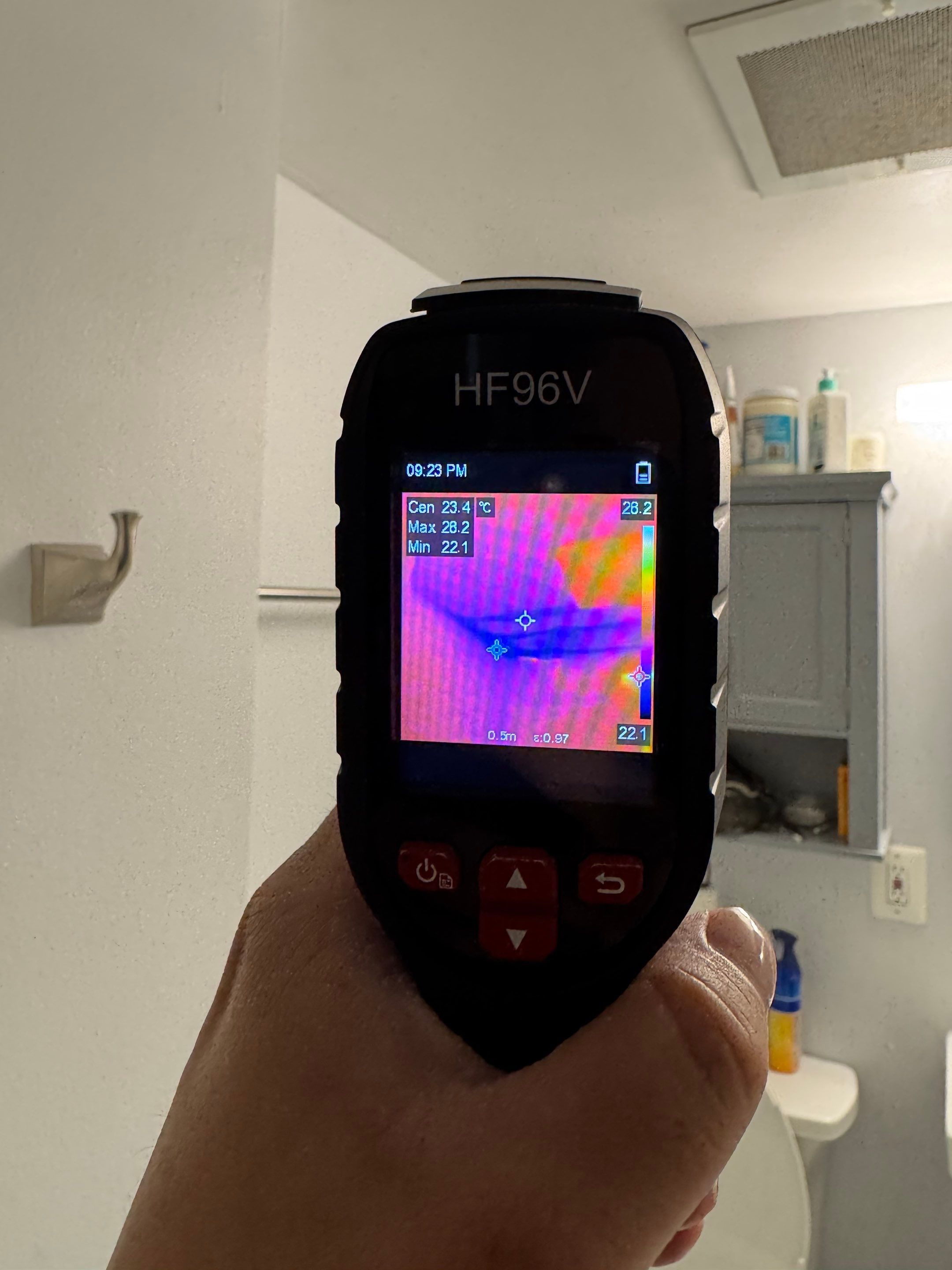 Antimicrobial application to affected surfaces during Alexandria mold remediation.