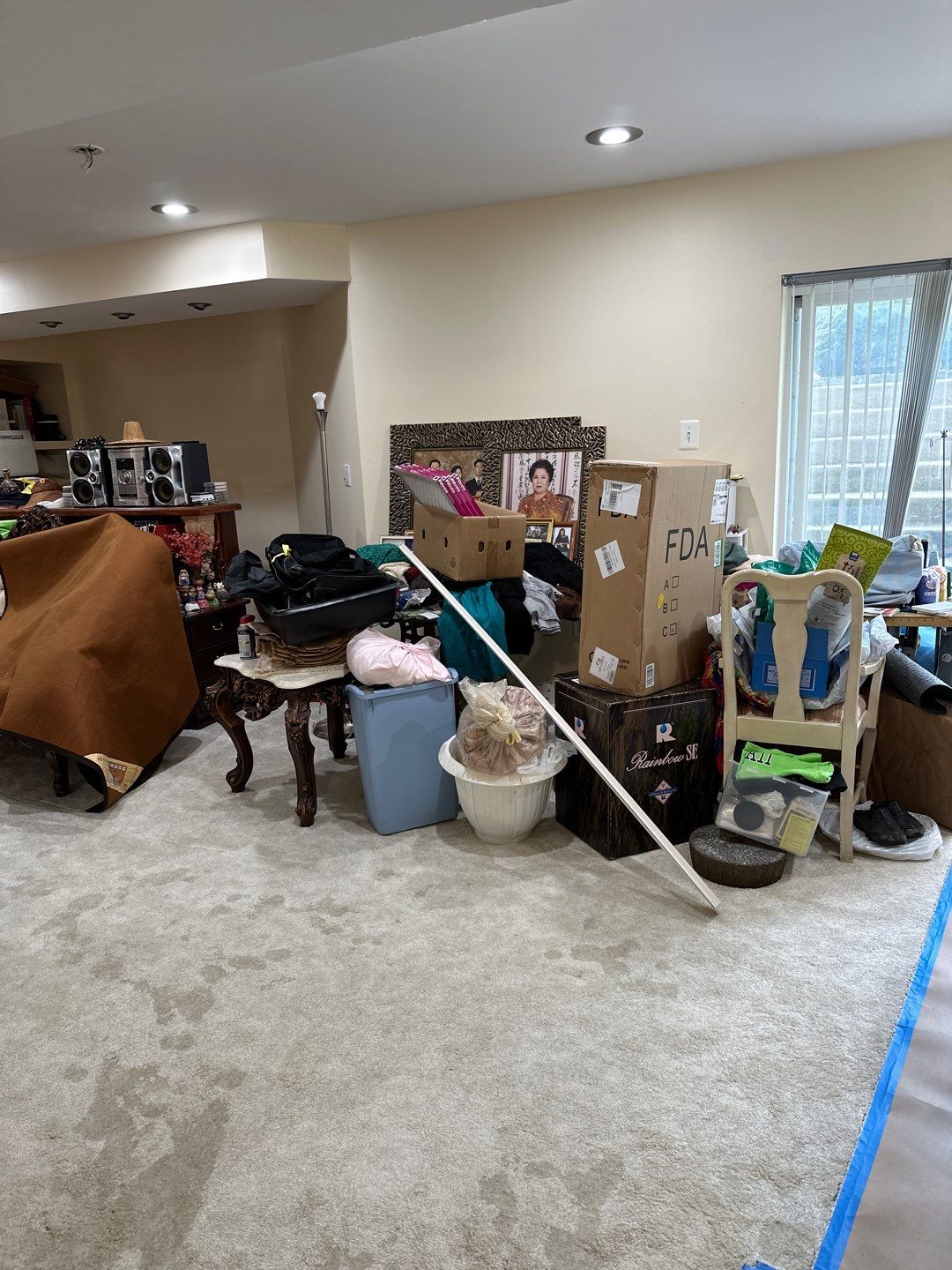 Restored flooring and dried interior spaces following completion of water damage restoration.