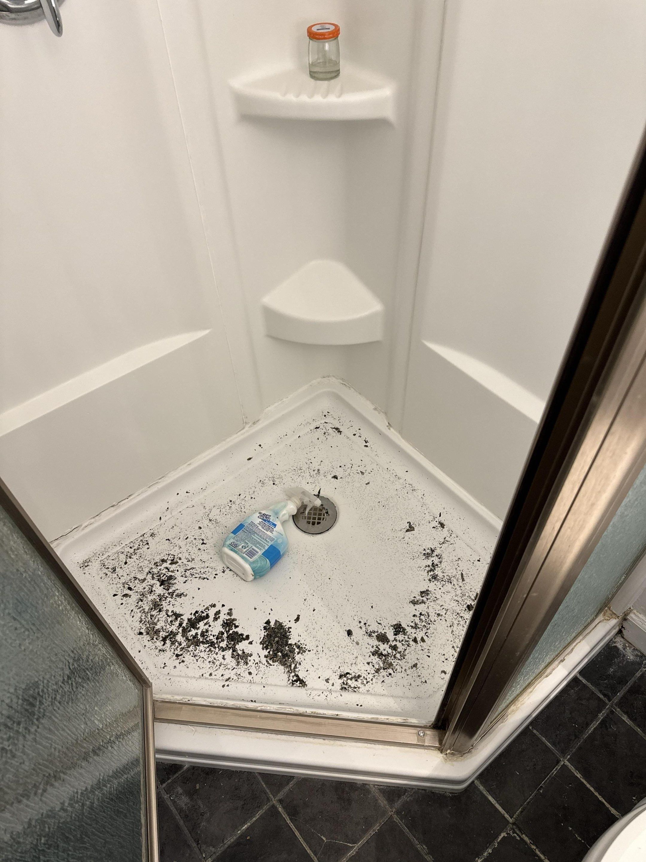 Continued dehumidification and structural drying monitoring during water damage restoration.