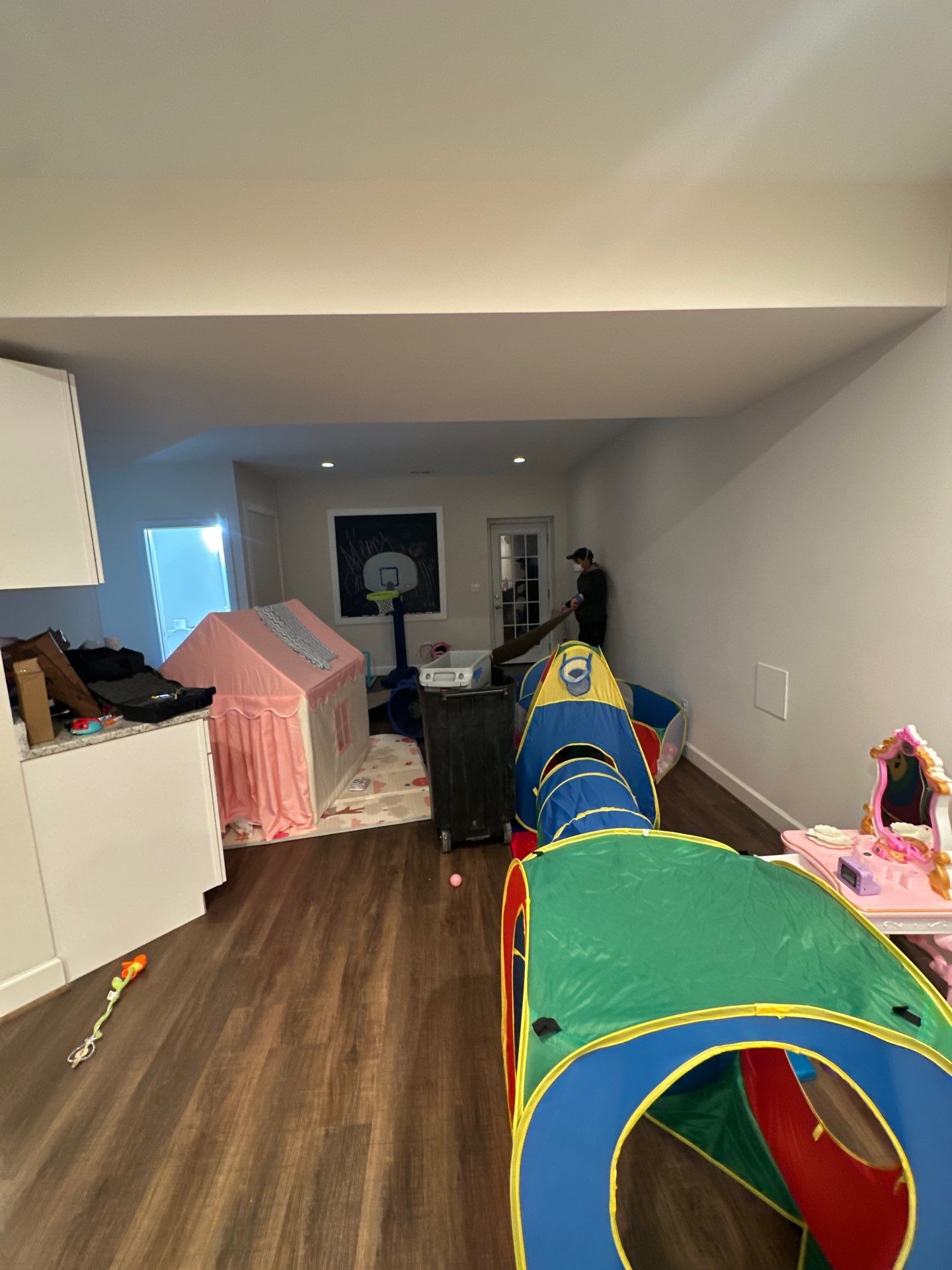 Dried and restored structure following completion of water extraction and mold remediation.