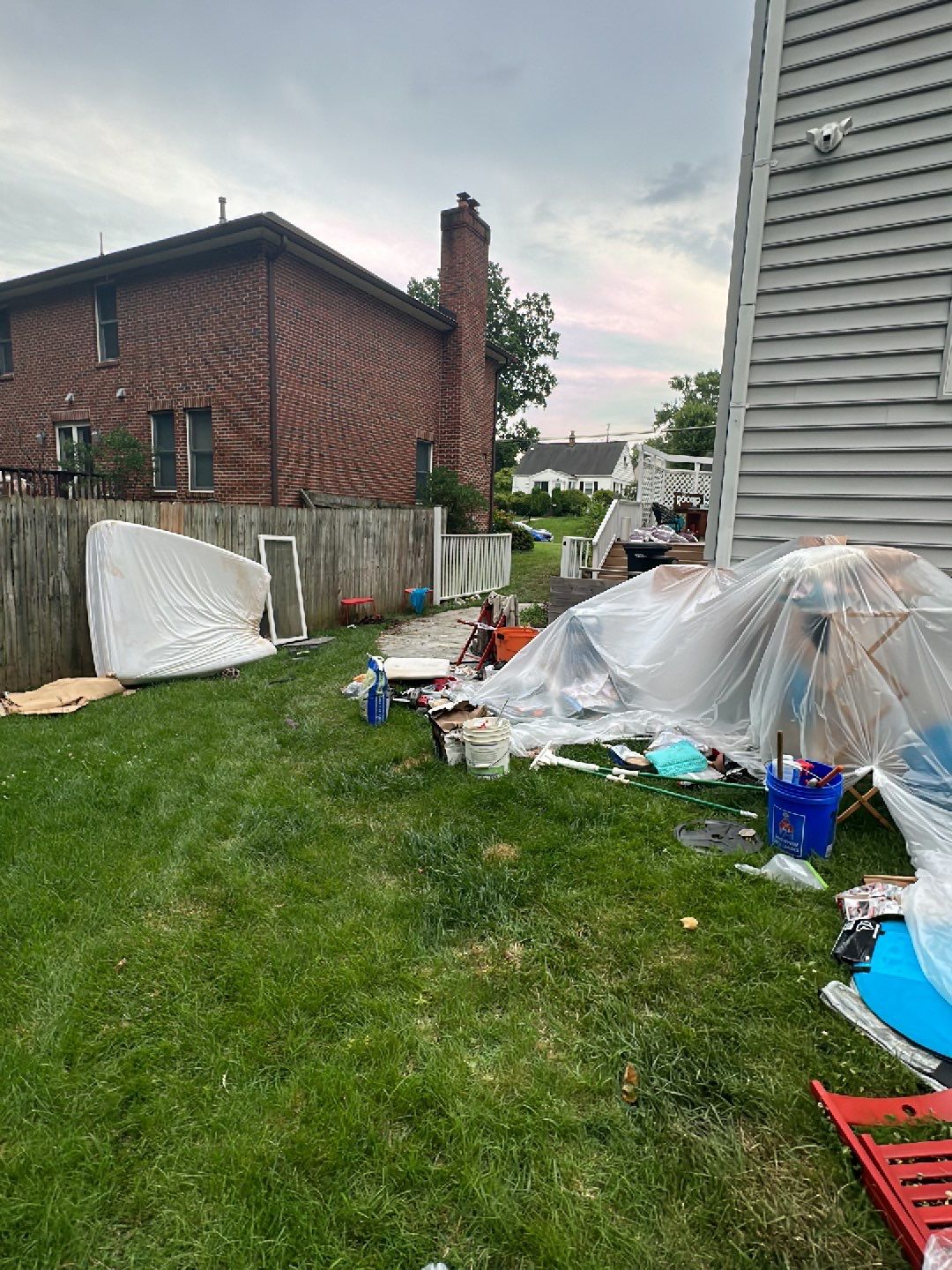 Advanced drying equipment in place as structural moisture is systematically removed from the property.