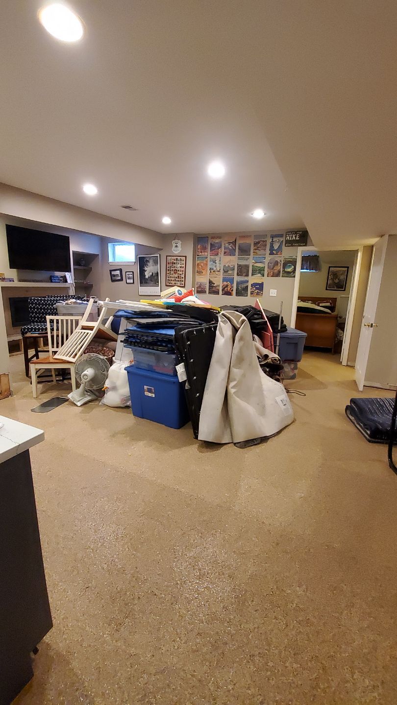Advanced drying phase with dehumidifiers and ventilation equipment managing residual moisture in the restoration zone.