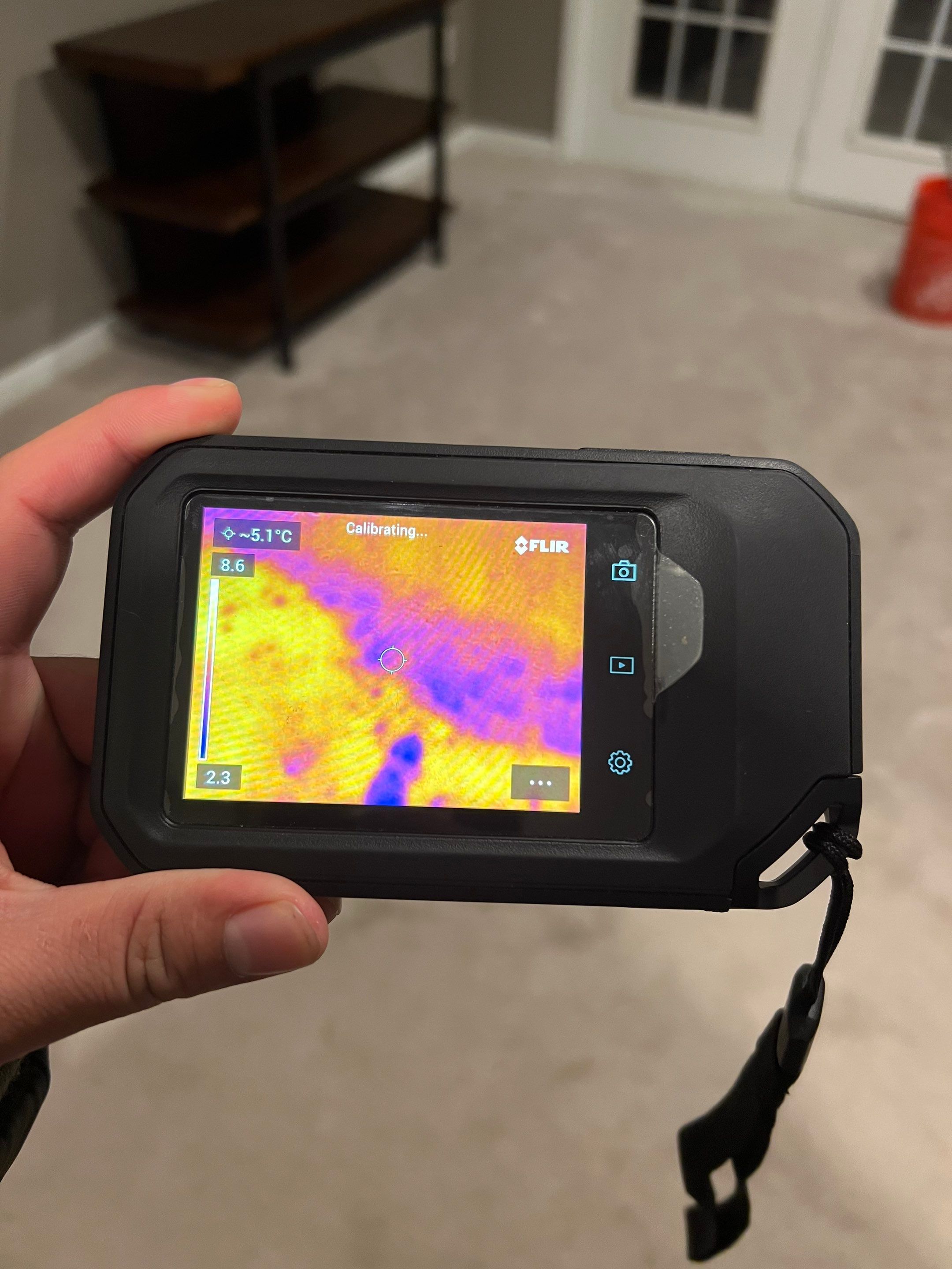 Moisture inspection mapping progress across affected building materials.