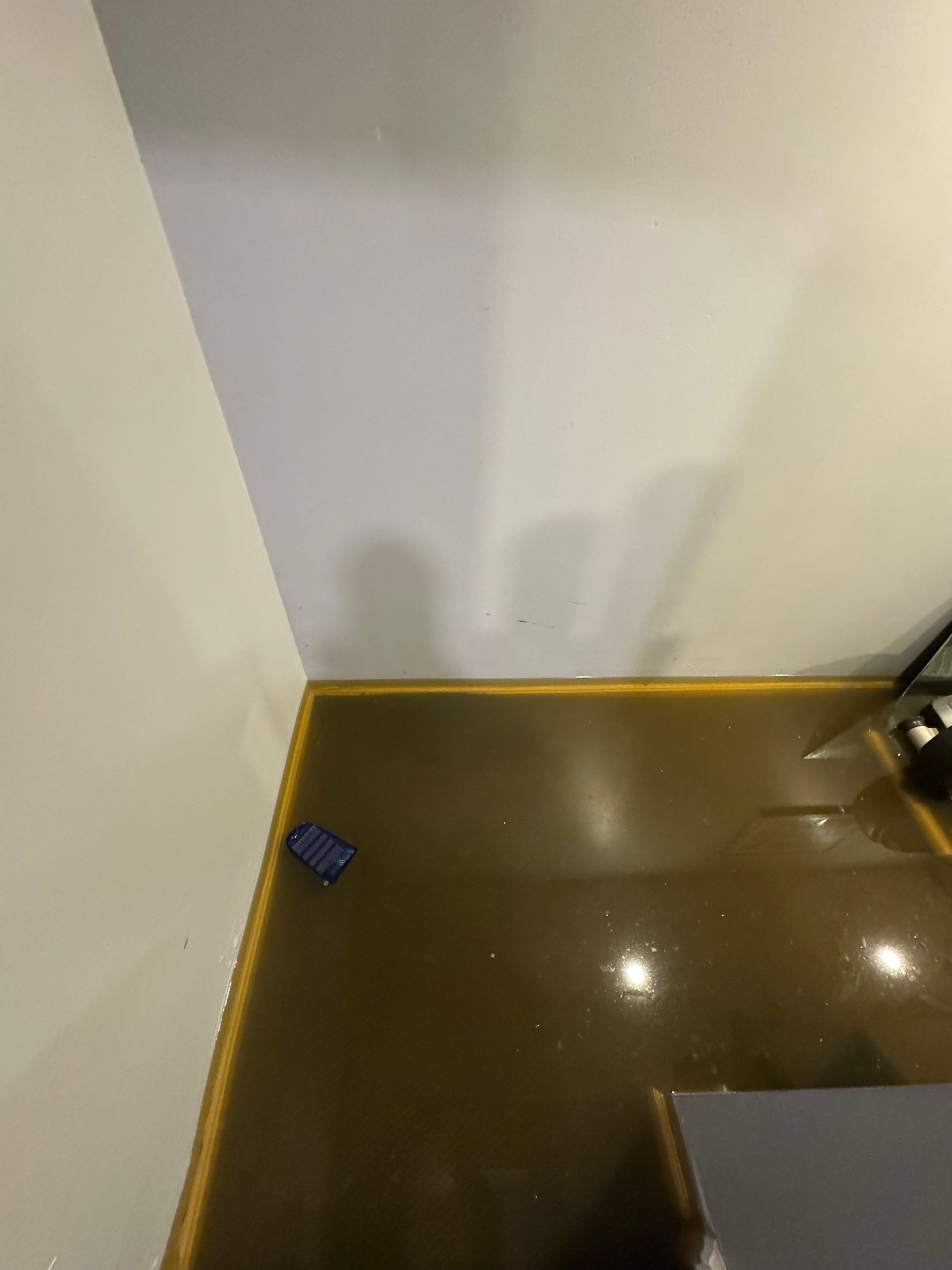 Continued extraction phase, flooring and lower wall cavity being cleared of standing water.