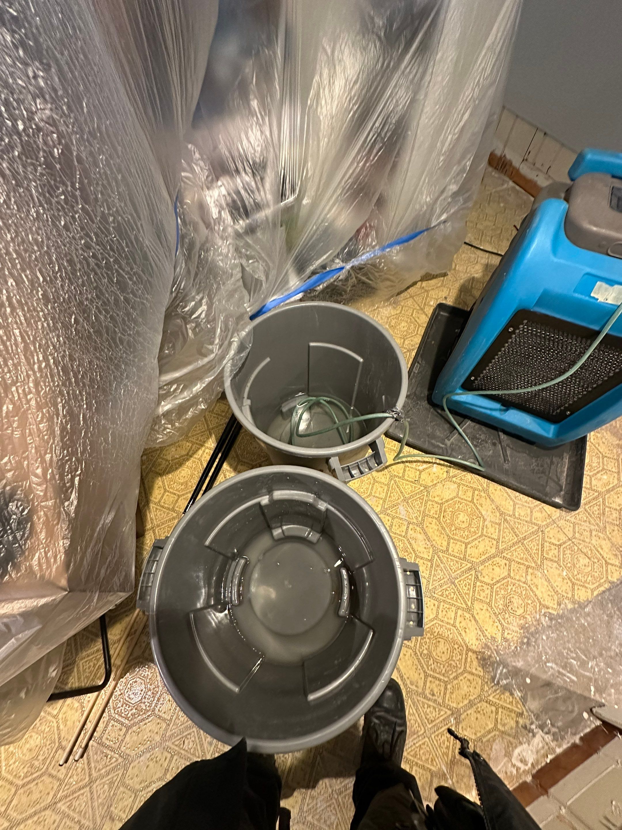 Final clearance inspection following mold remediation and contents restoration in Kensington.